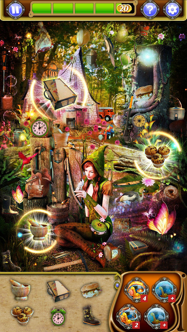 Hidden Object - Elven Forest Game Screenshot