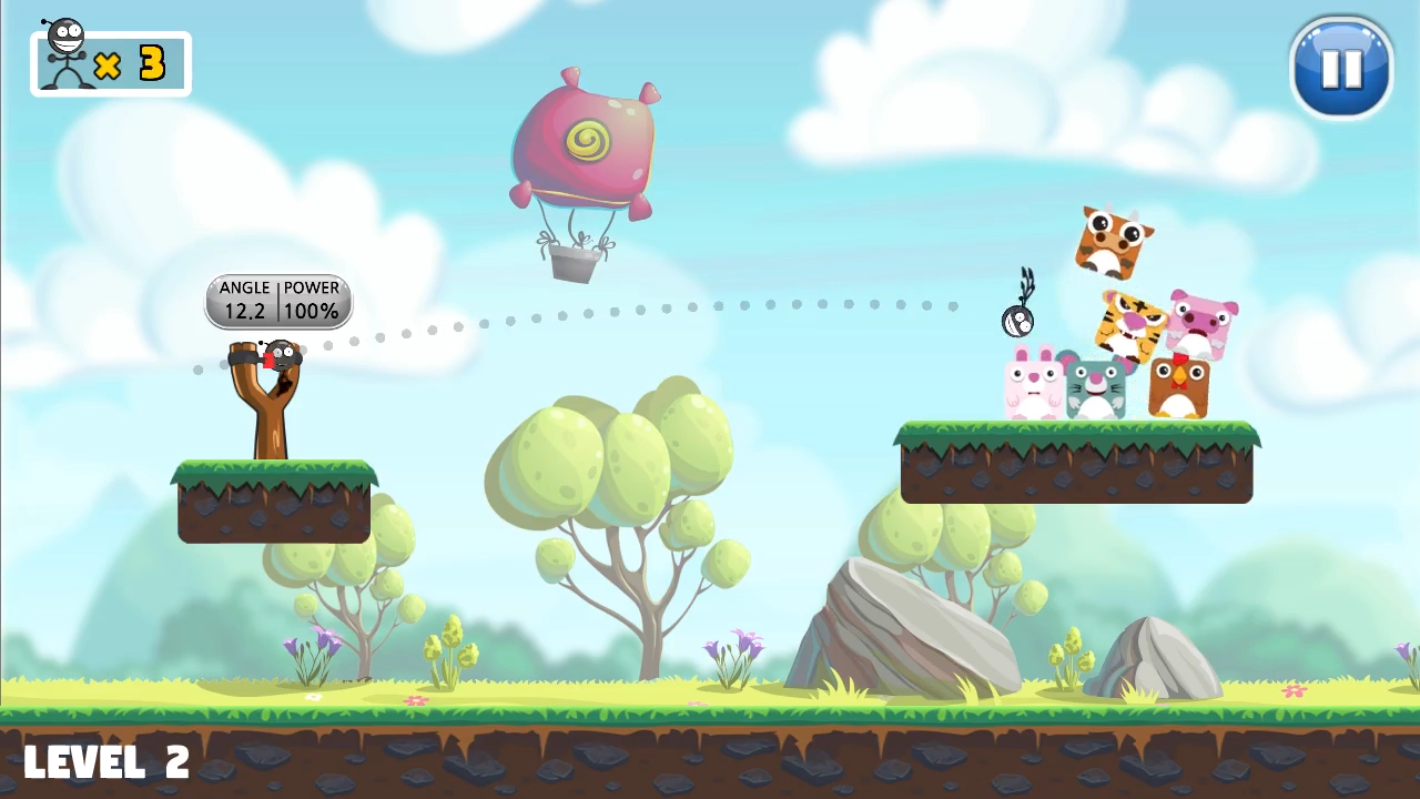 Cuplikan Layar Game Slingshot Ace