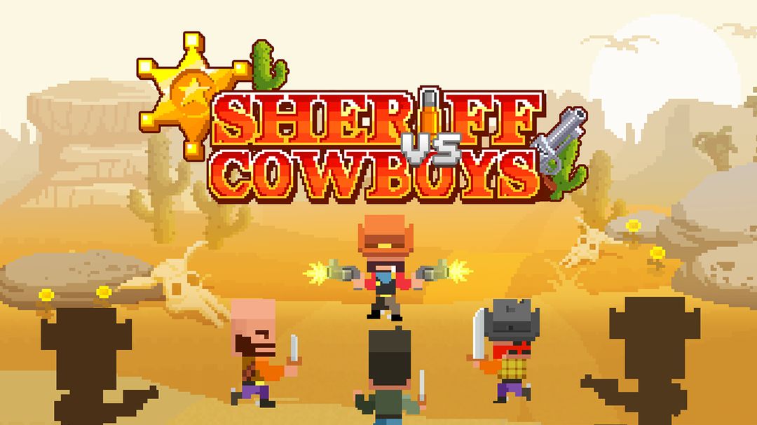 Sheriff vs Cowboys 게임 스크린 샷
