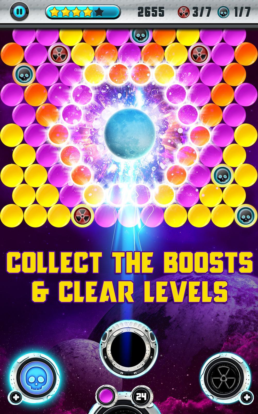 Deluxe Bubble Shooter Game Screenshot