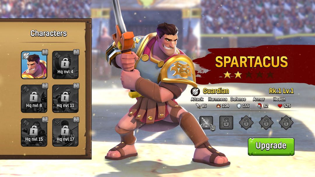 Screenshot of Gladiator Heroes Clash Kingdom