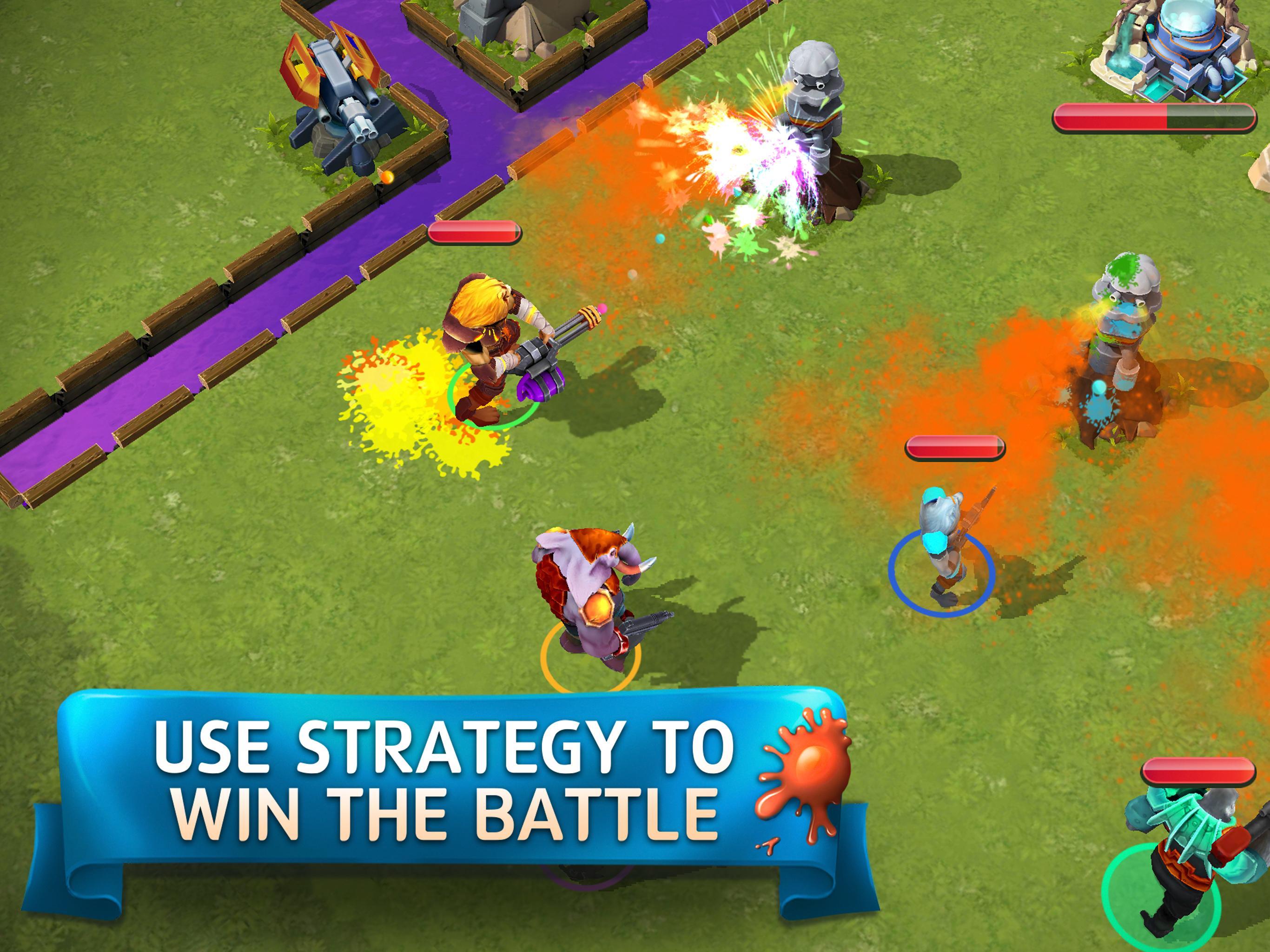 Jungle Paintball Game Screenshot