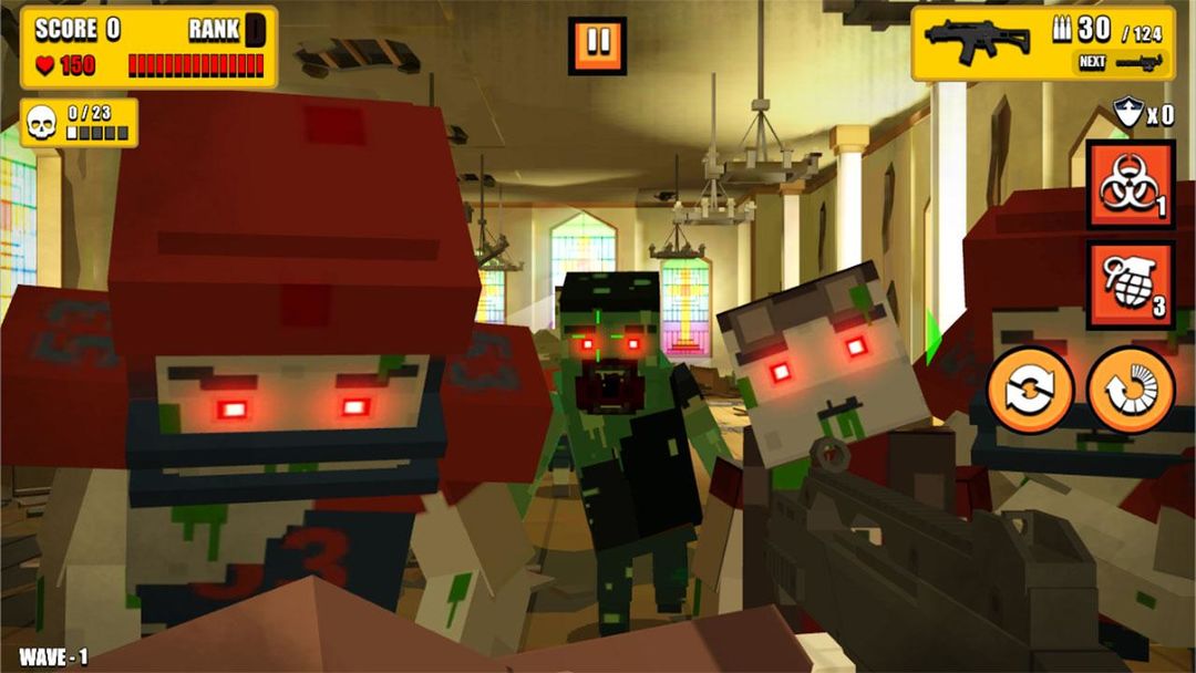 Screenshot of Pixel Zombie Hunter