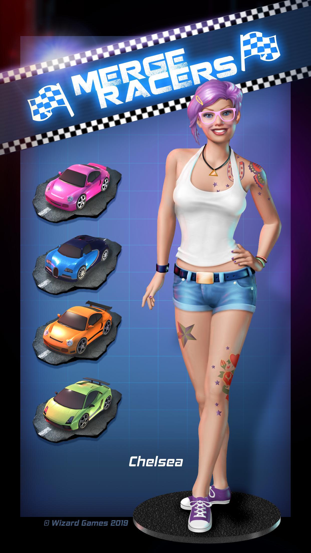 Скриншот игры Merge Racers: Idle Car Empire + Racing Game