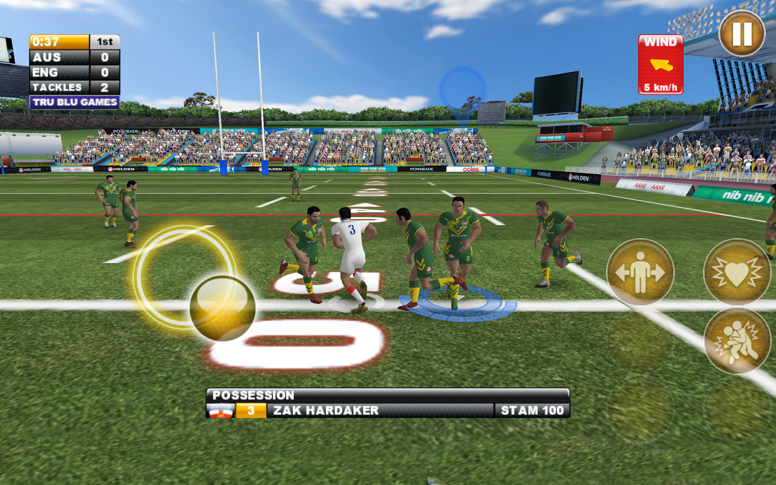Rugby League Live 2: Quick Game Screenshot