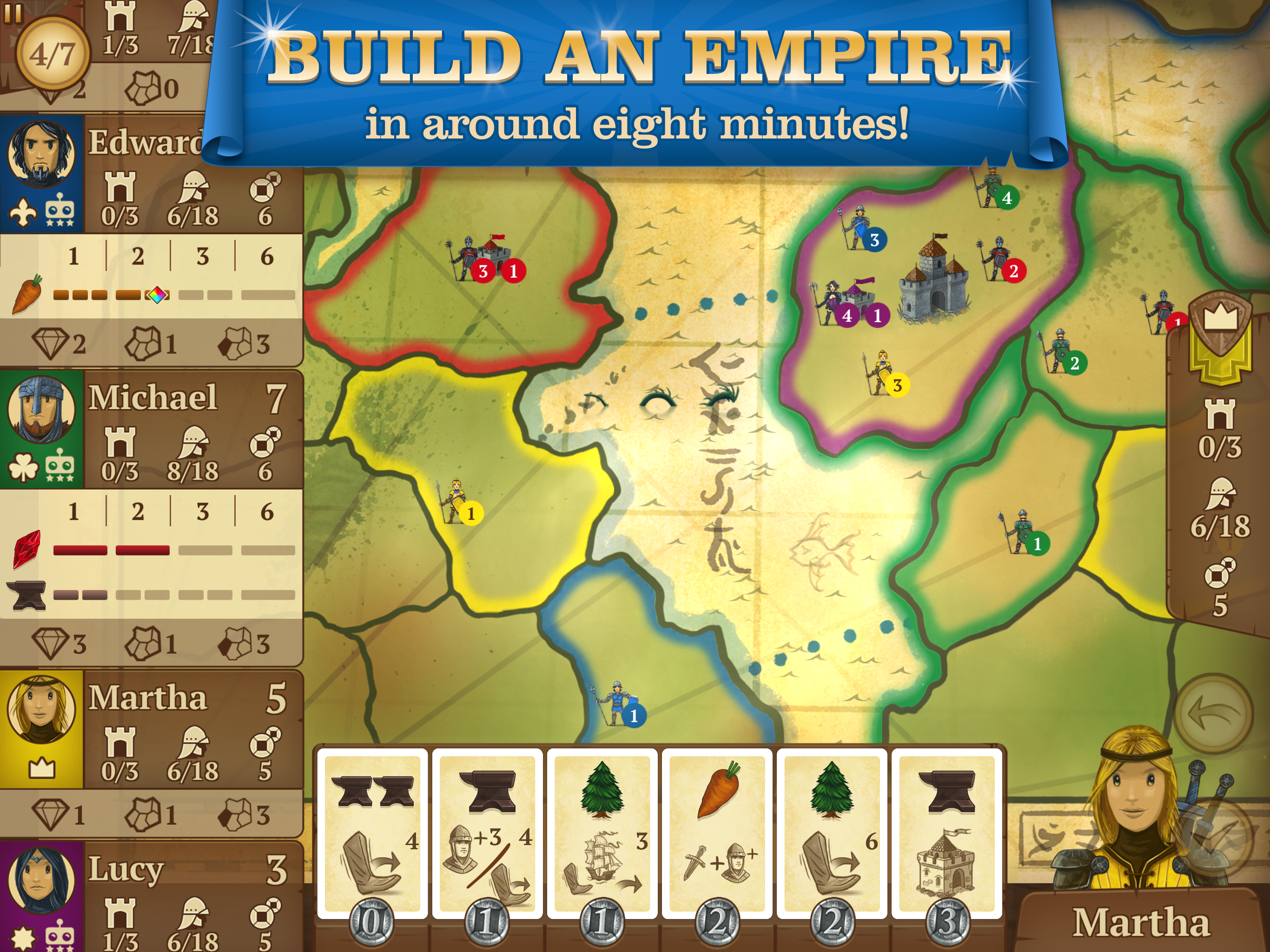 Eight-Minute Empire Game Screenshot