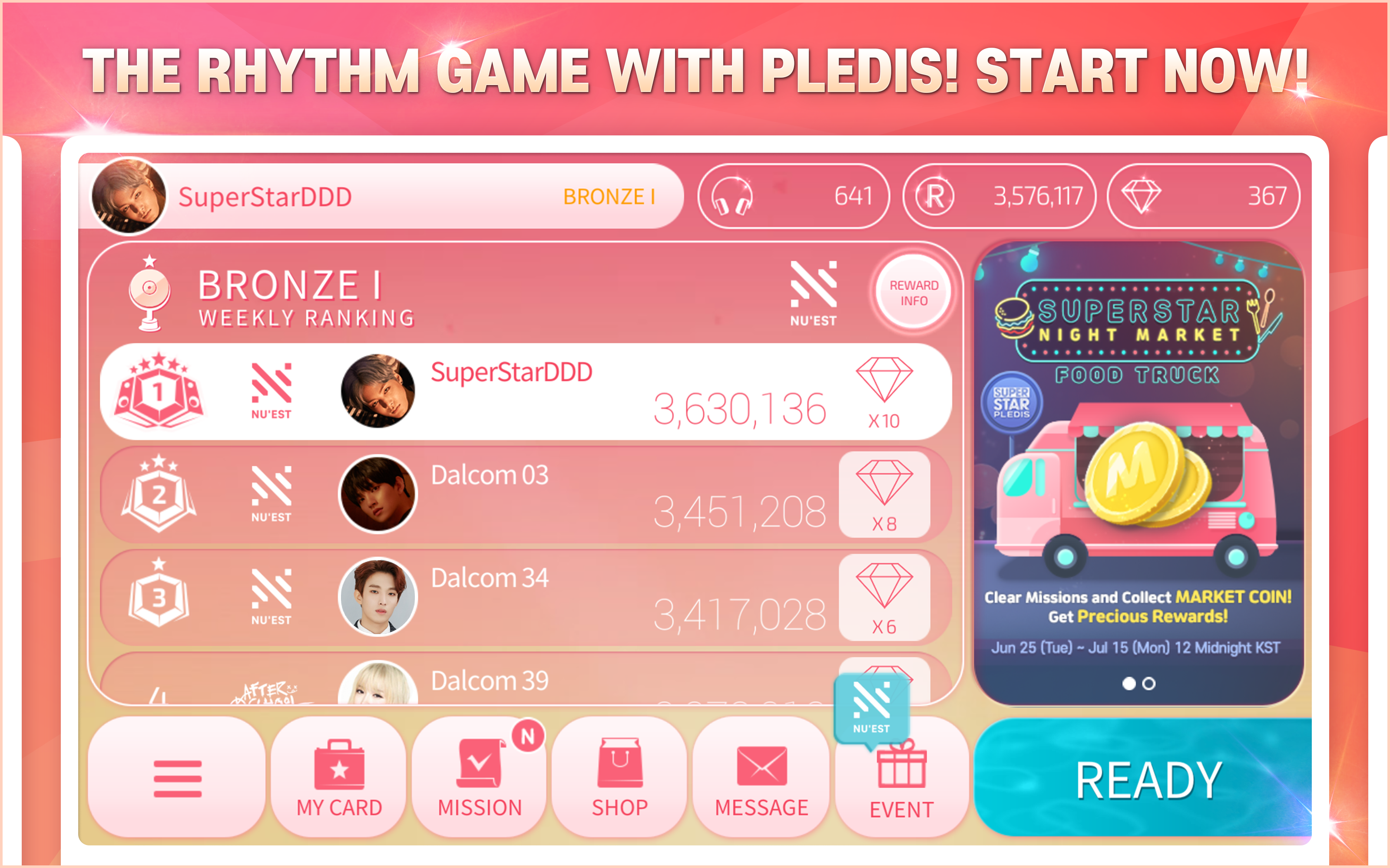 SuperStar PLEDIS Game Screenshot