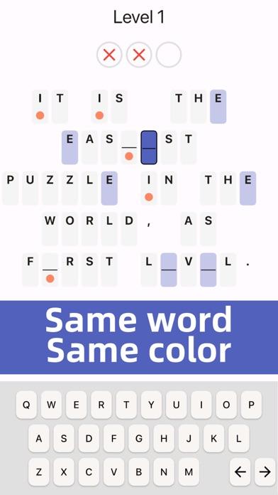 Word puzzle funny-Wordco ภาพหน้าจอเกม