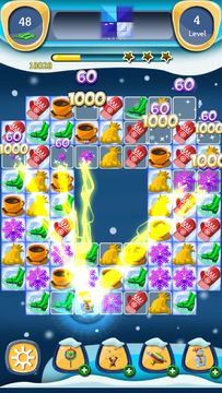 Frozen Madness: Winter Match 3 Game Screenshot