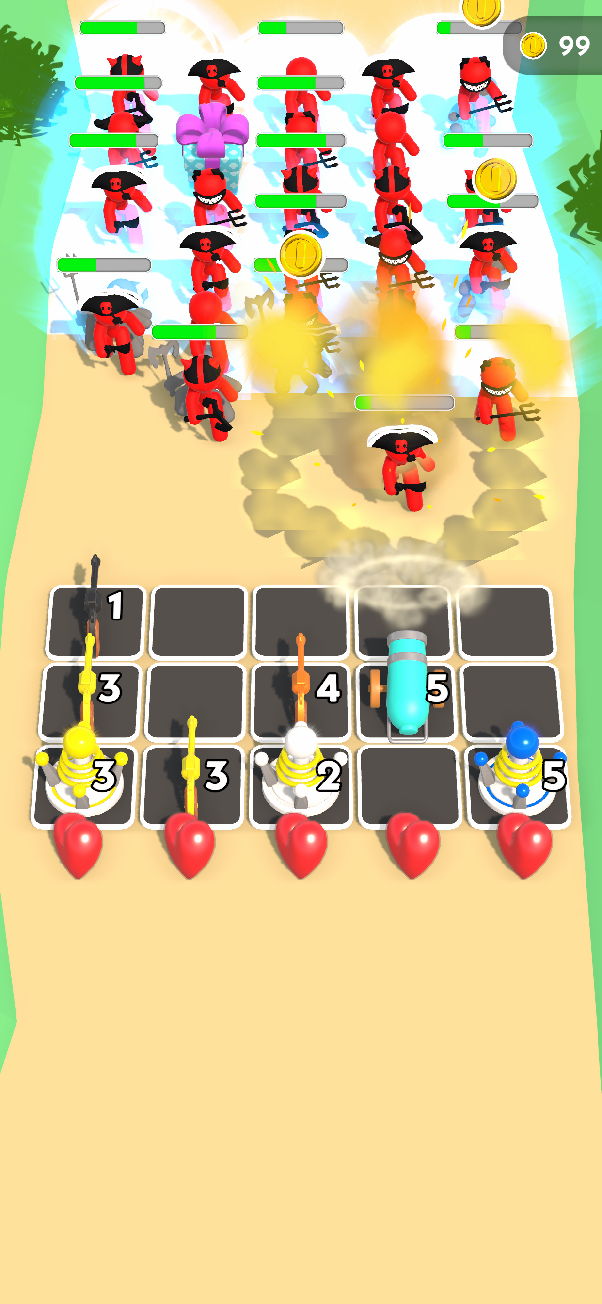 Merge Defense 게임 스크린샷