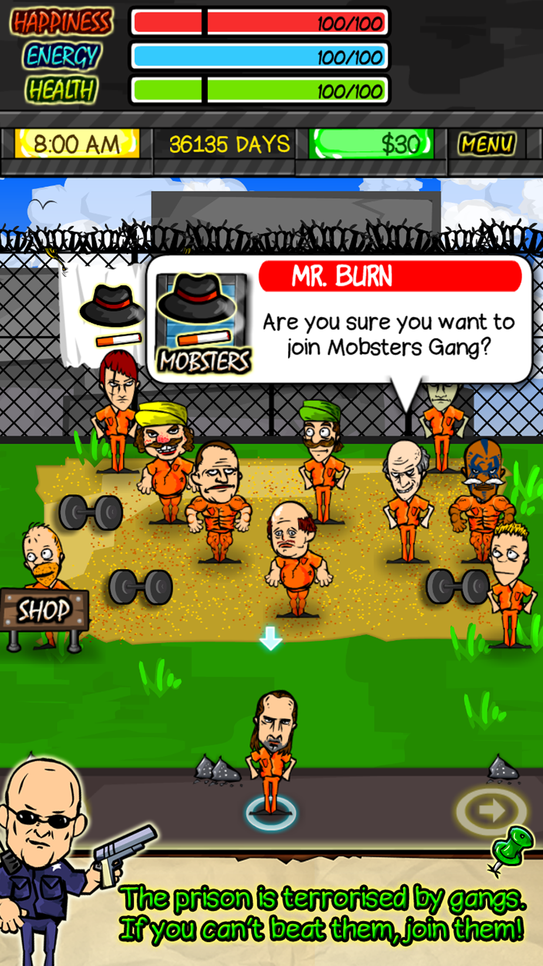 Prison Life RPG ภาพหน้าจอเกม