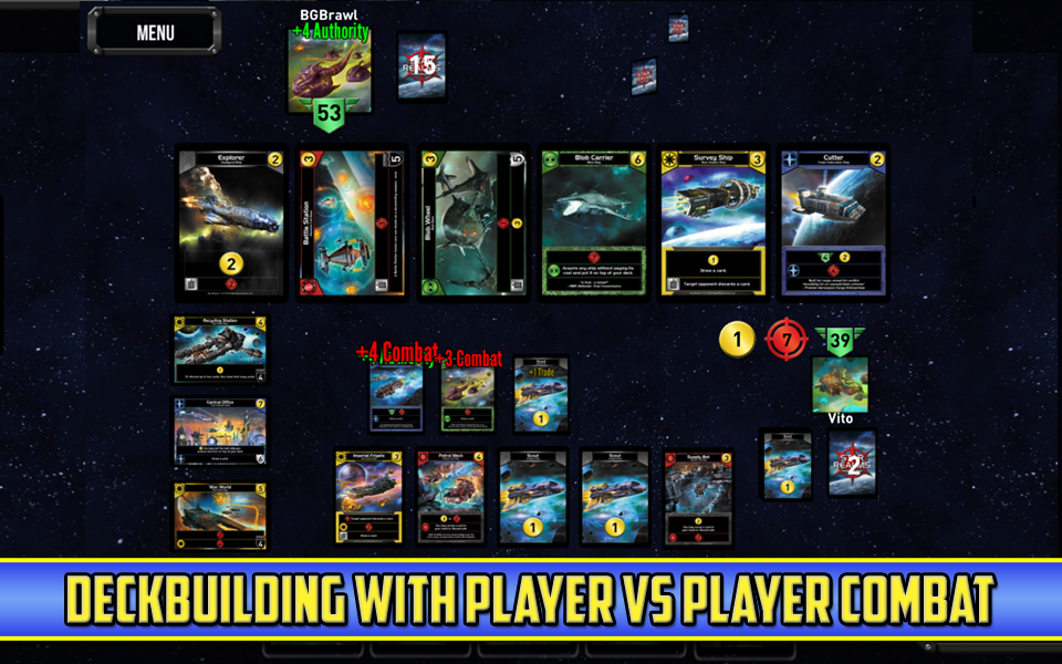 Star Realms ゲームのスクリーンショット