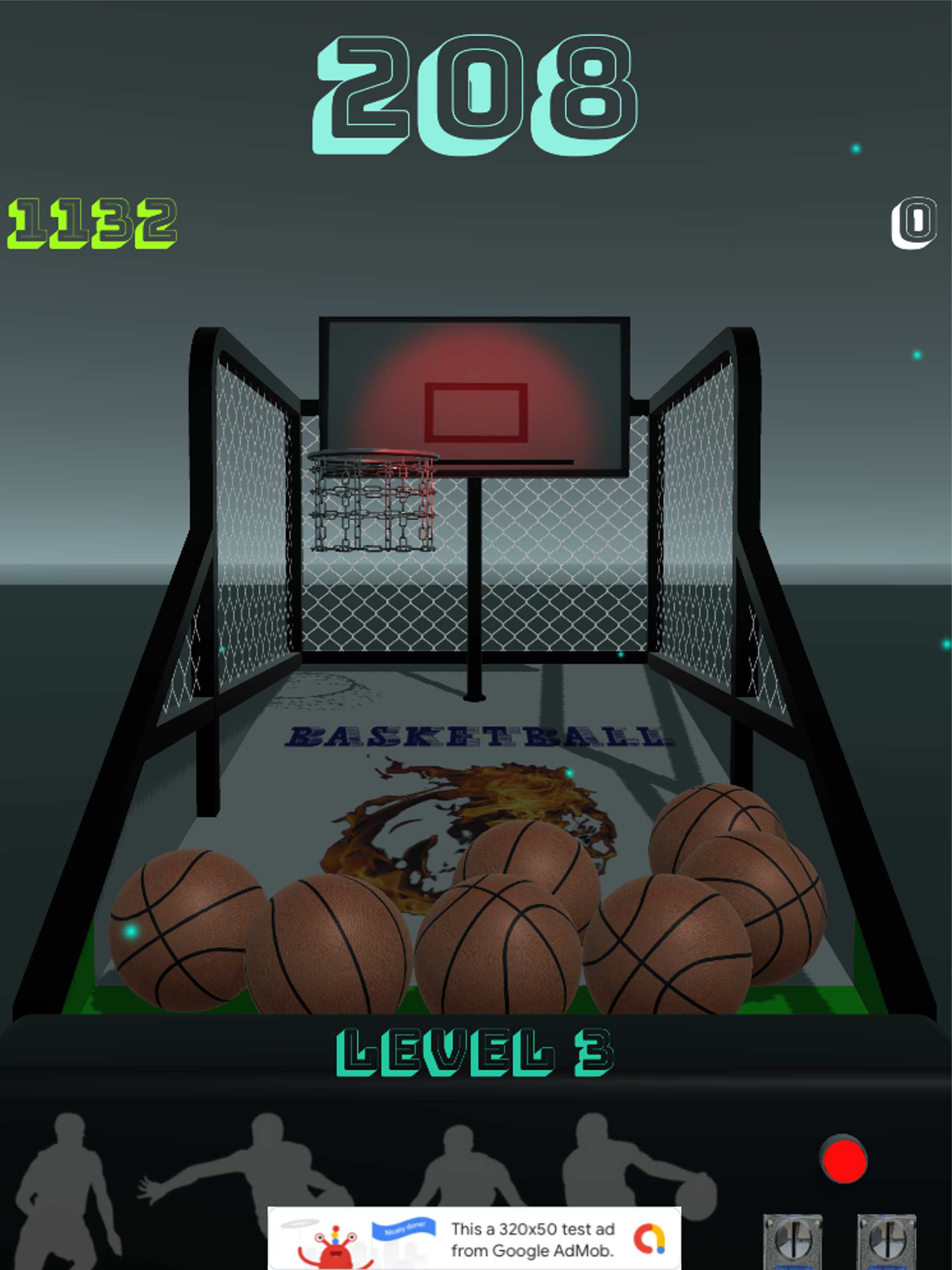 농구 - 3D 게임 스크린샷