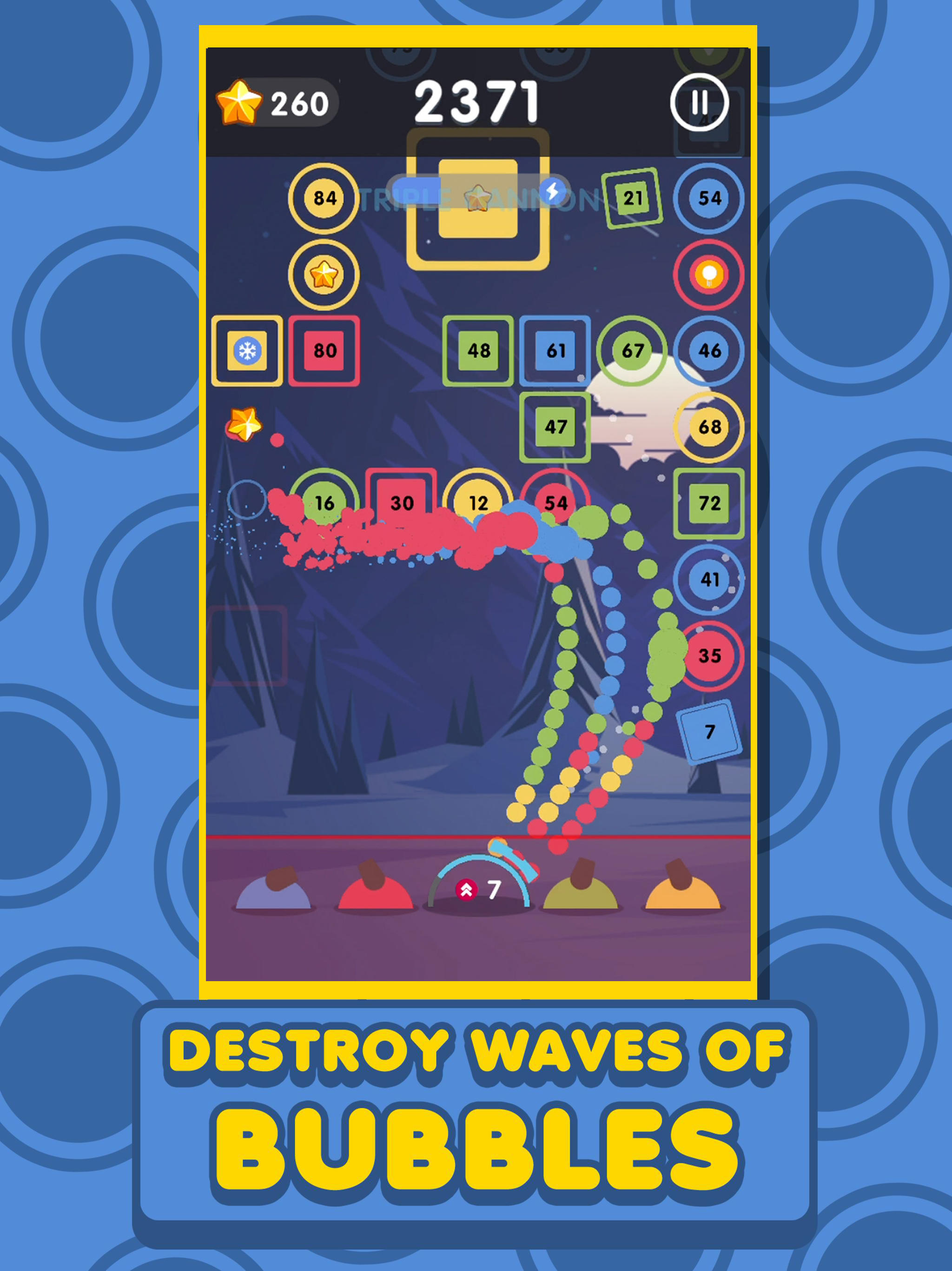 Bubbles Cannon: Aim & Shoot Game Screenshot