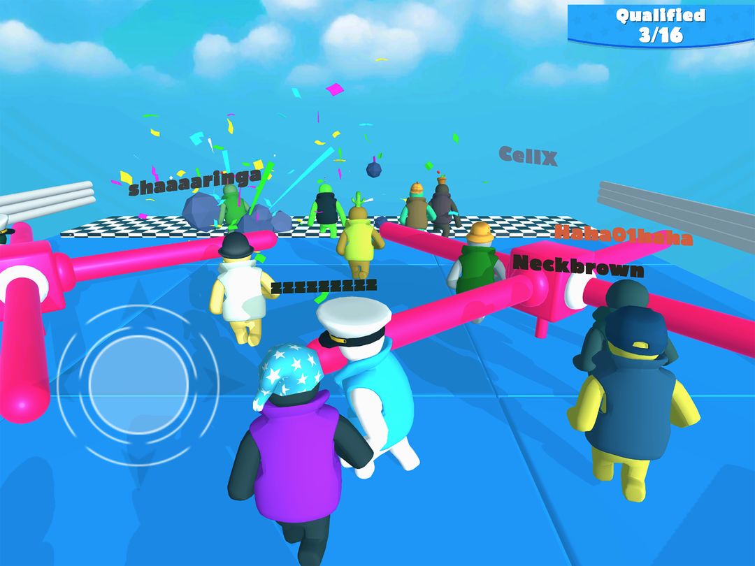 Fall Run : Knockout Race screenshot game