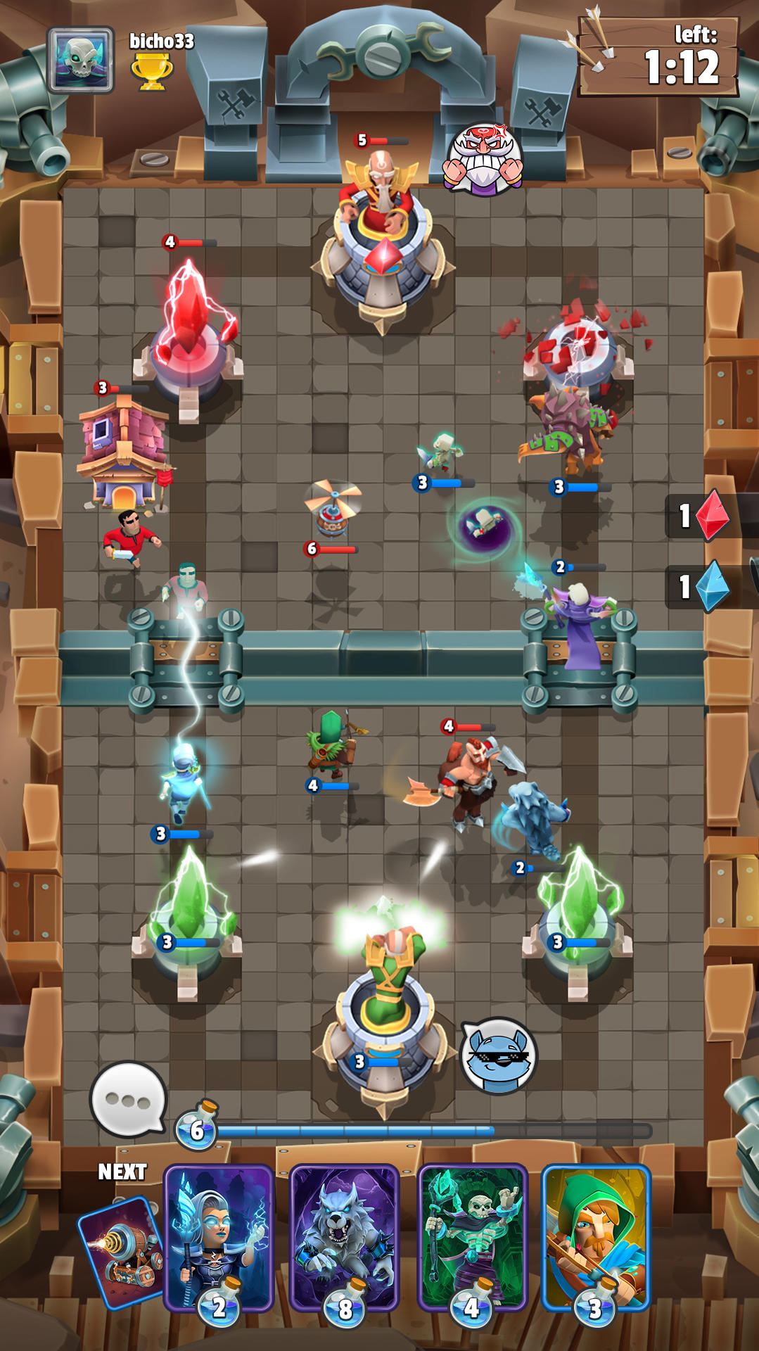 Clash of Wizards 게임 스크린샷