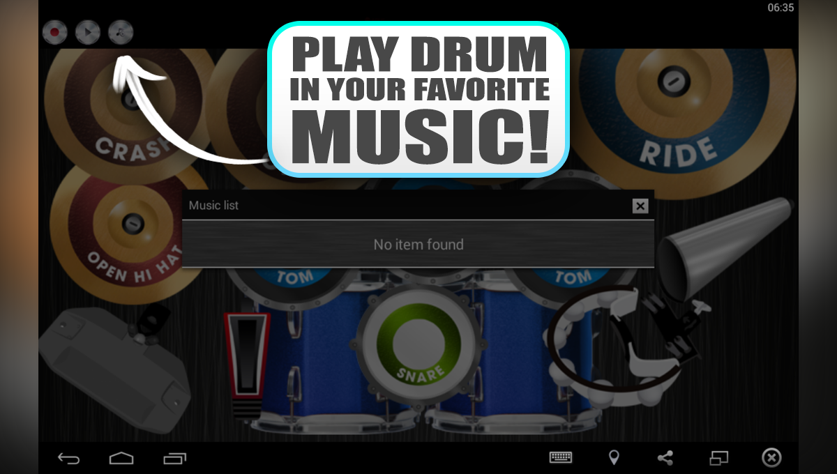 Virtual Drum ภาพหน้าจอเกม