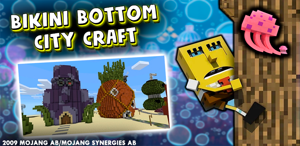Bikini Bottom City Craft Map screenshot