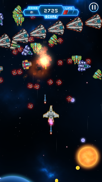 Starbase Defender War ภาพหน้าจอเกม