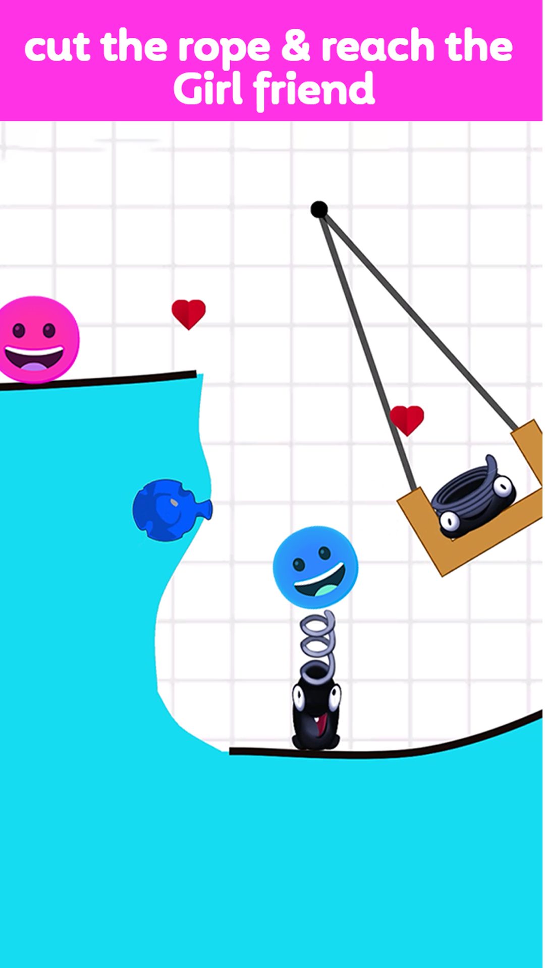 Rope Cut Balls Game Screenshot