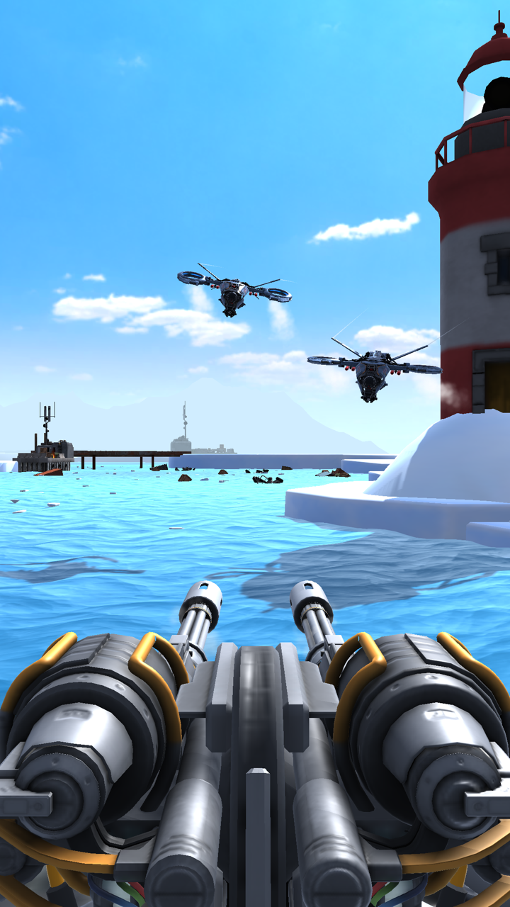 Captura de Tela do Jogo Warship Warfare