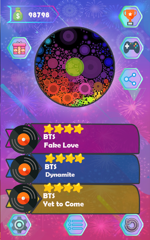 Jungkook BTS Dreamer Tiles Hop Game Screenshot