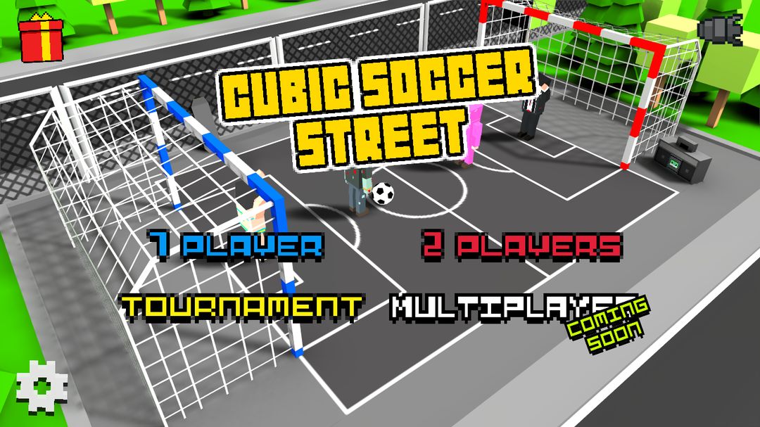 Screenshot of Cubic Street Soccer 3D