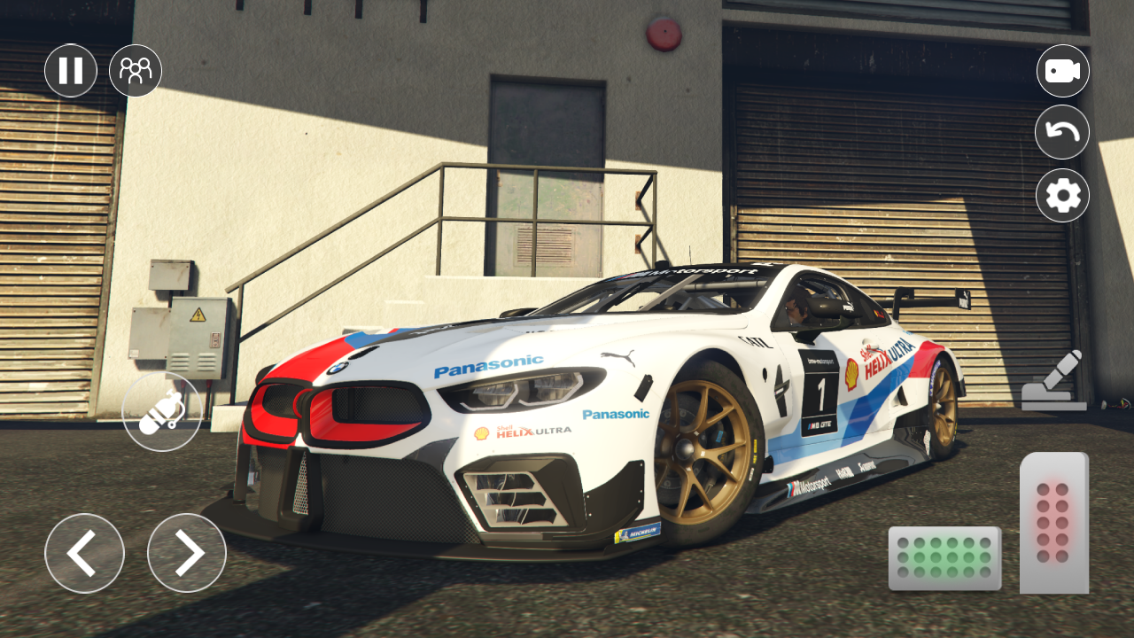 Real Race M8 GT BMW Simulator Game Screenshot