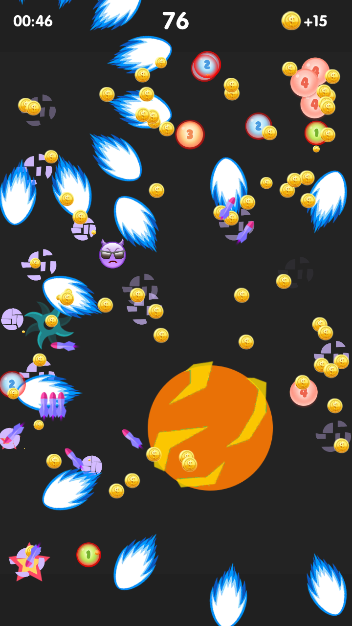 数字弹球 ゲームのスクリーンショット