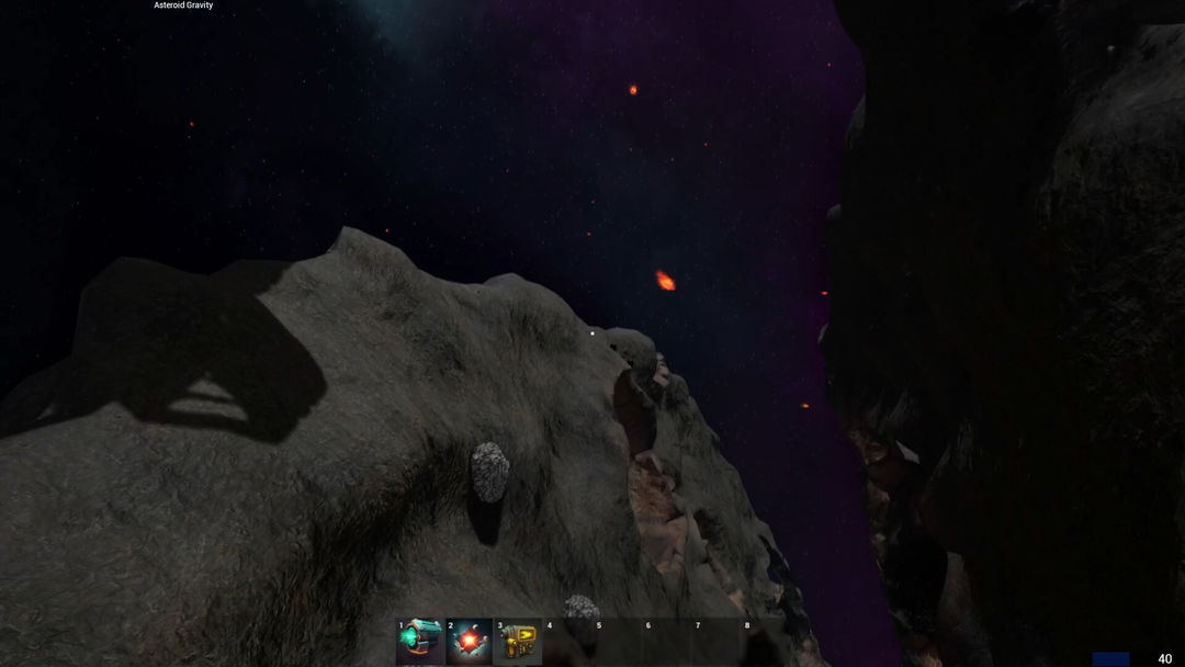 Screenshot of Project Asteroids
