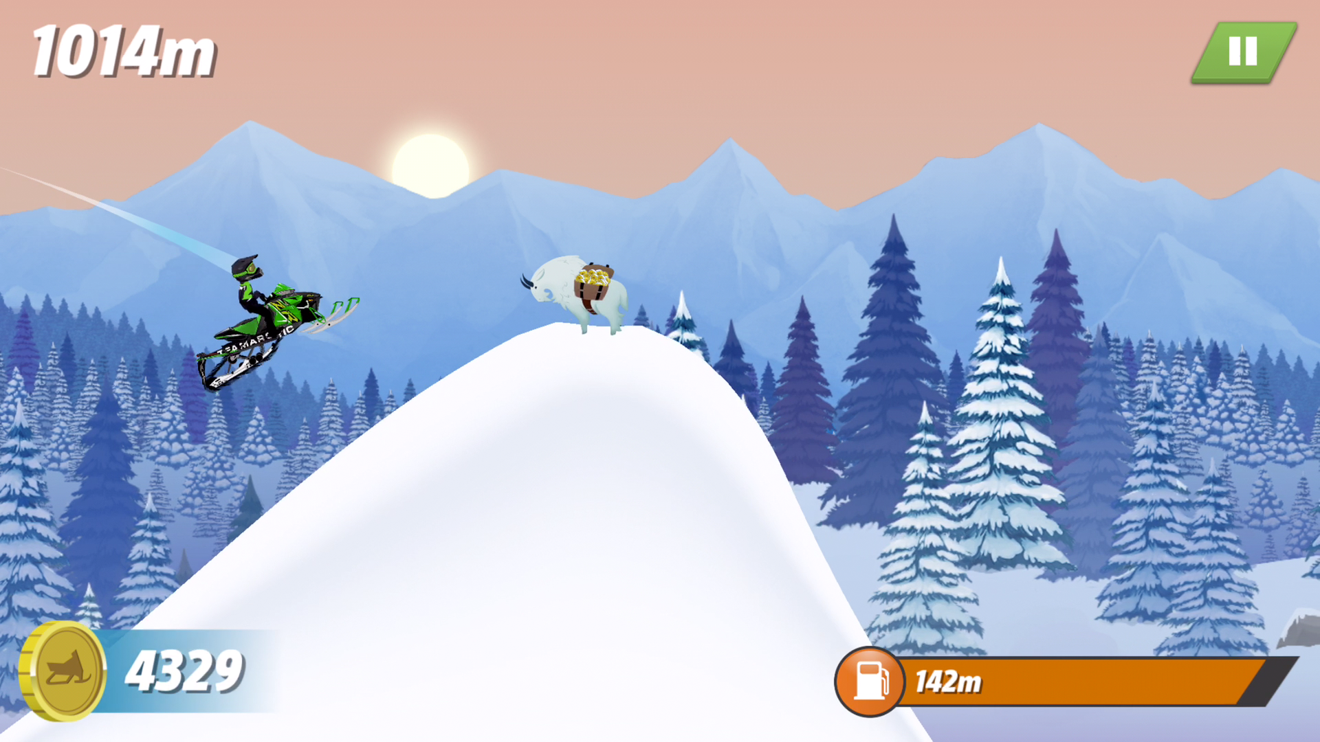 Arctic Cat® Snowmobile Racing Game Screenshot