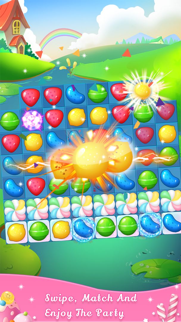 Sweet Candy Sugar: Free Match 3 Games 2019 screenshot game