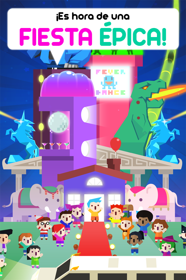 Captura de Pantalla del Juego Epic Party Clicker: Idle Party