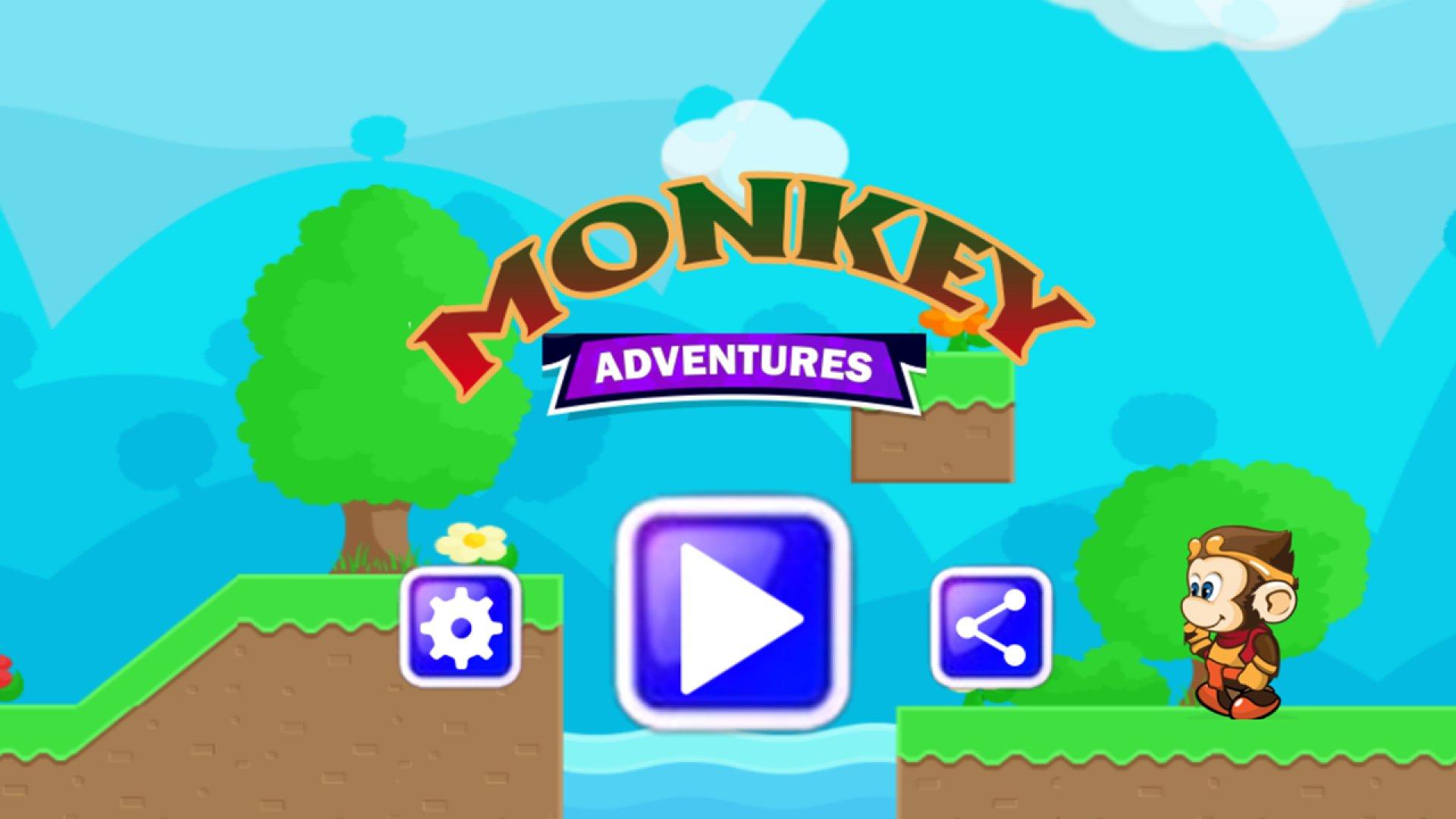 Monkey Adventures Game Screenshot
