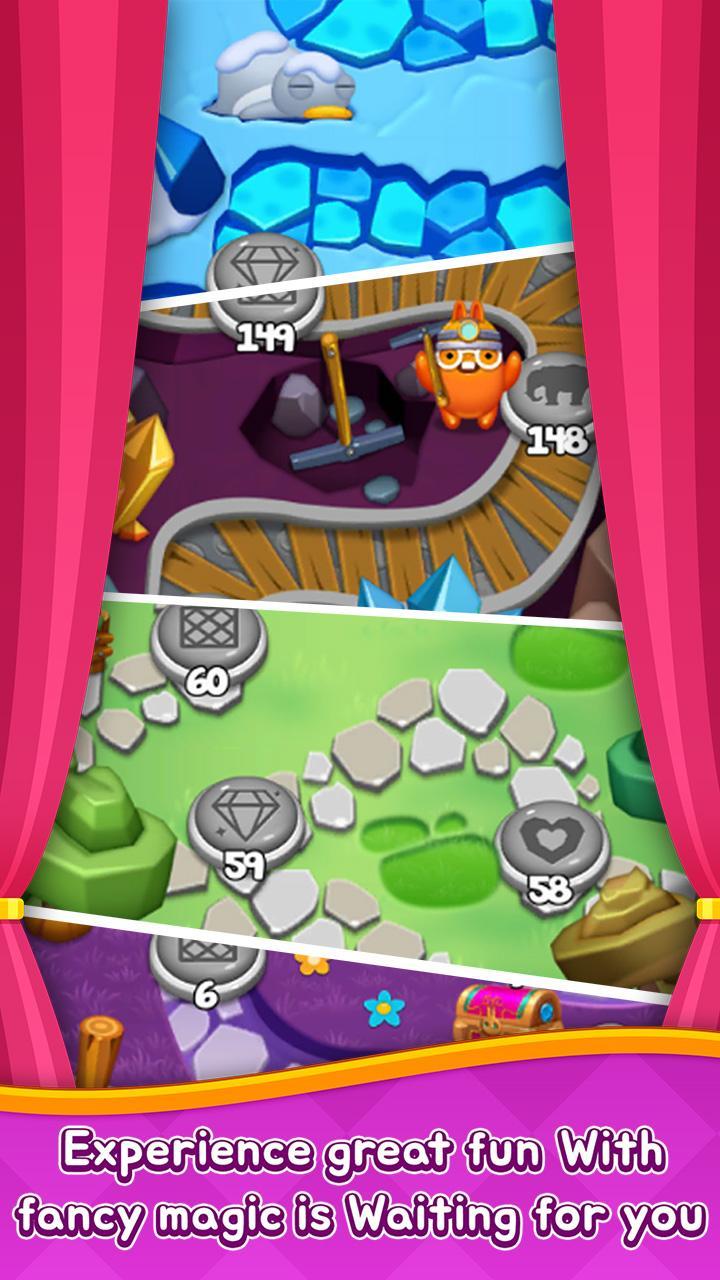 Jewel Witch - Match 3 Game Game Screenshot