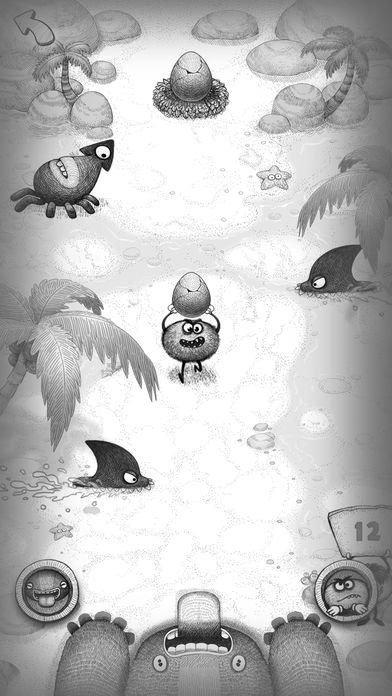Bad Hungry Monster Game Screenshot