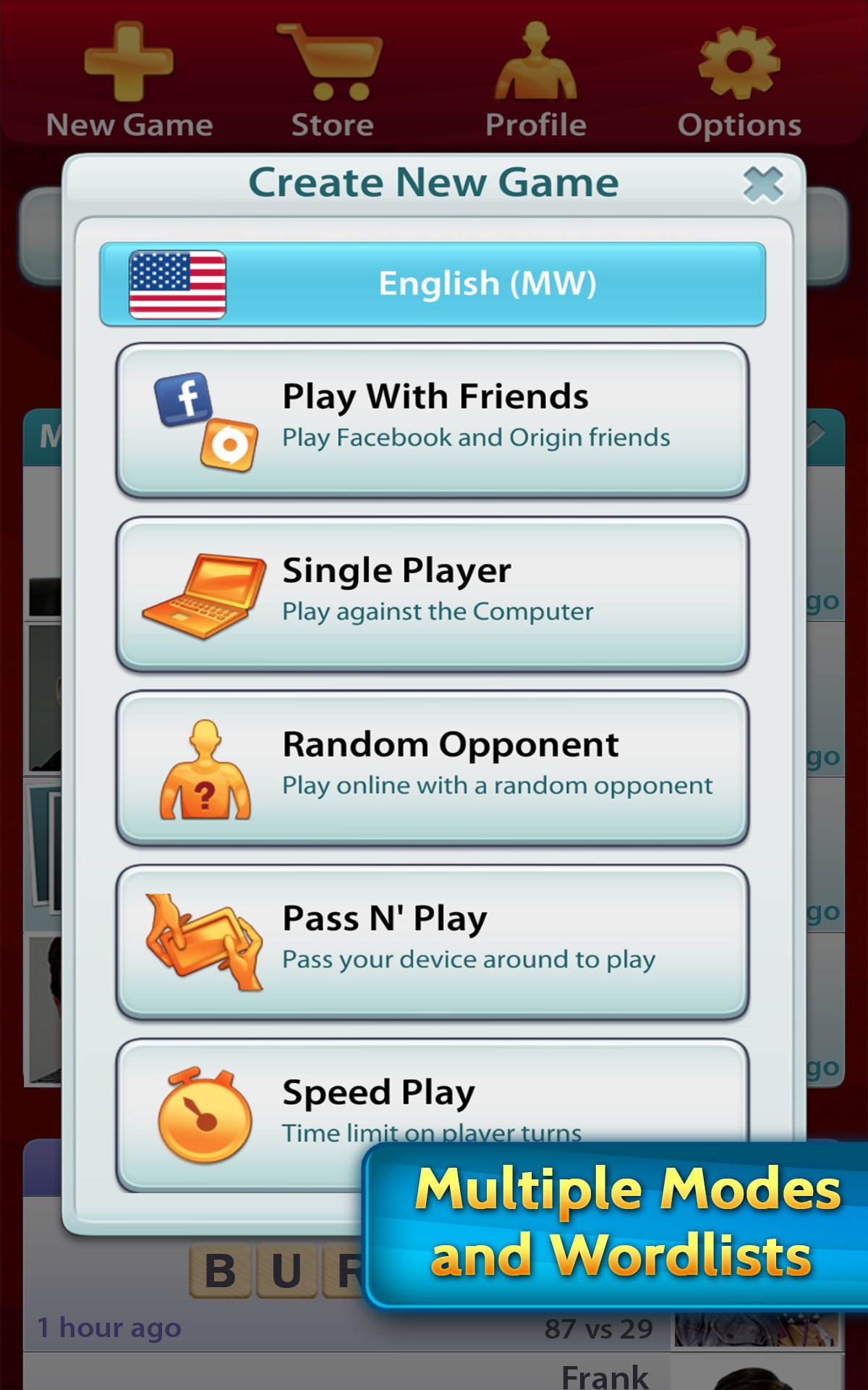 SCRABBLE ภาพหน้าจอเกม