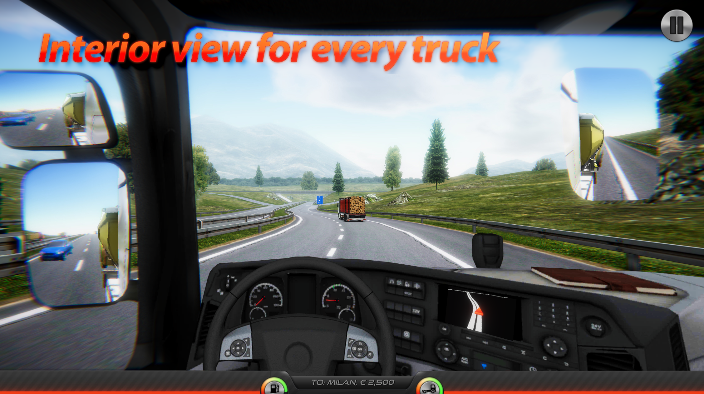 Truckers of Europe 2 Game Screenshot