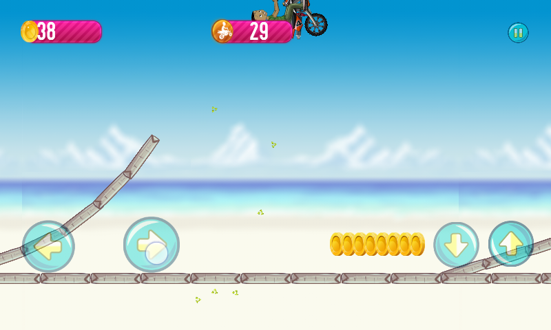 The crazy lil drive motobike ron Game Screenshot
