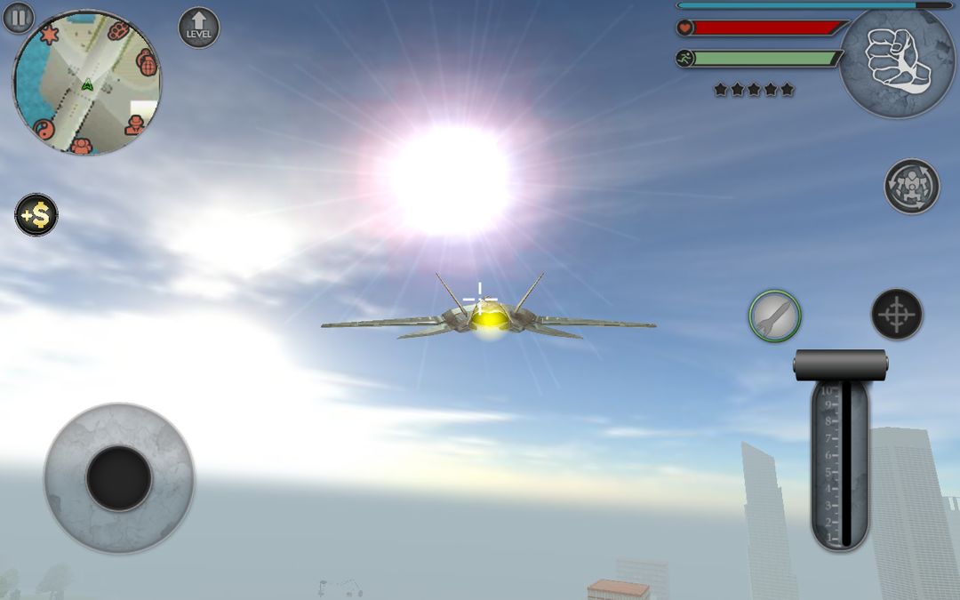 Robot Plane screenshot game