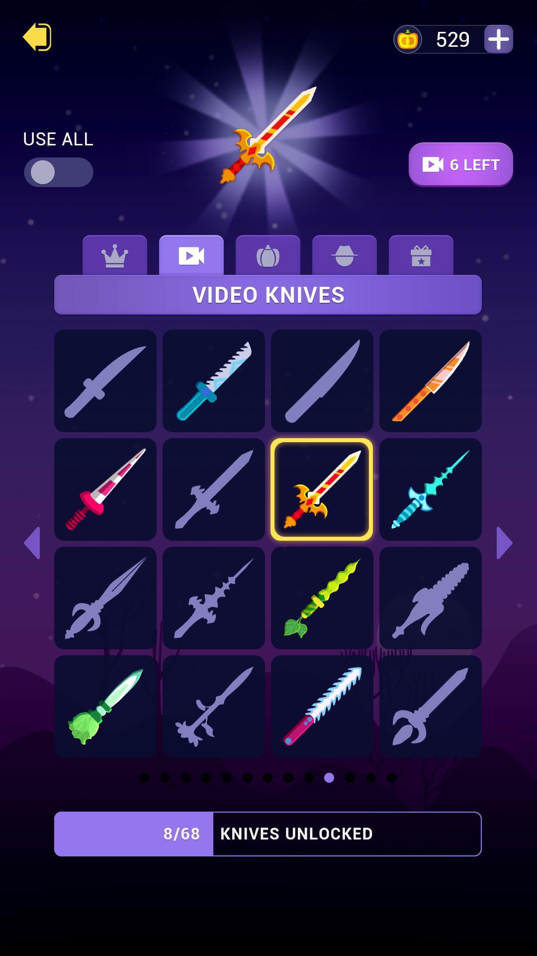 Knife Legend - Knives to rush and hit Fruit & Boss ภาพหน้าจอเกม