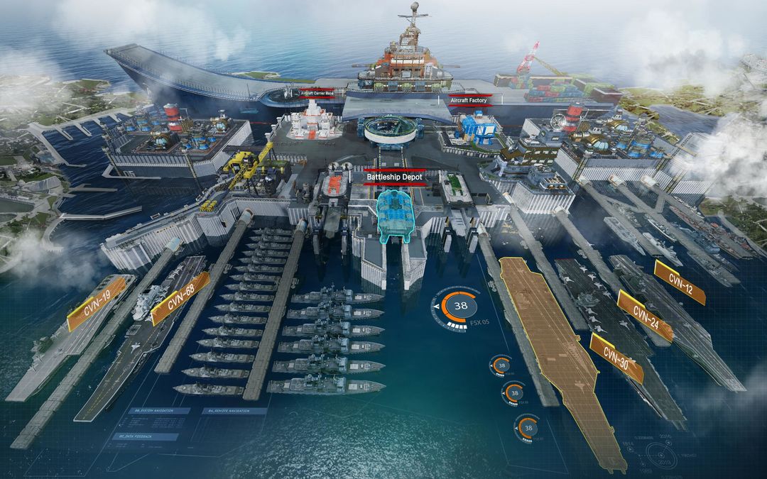 帝國大海戰 - 全球海戰PVP策略手遊（航母戰艦戰機養成）遊戲截圖