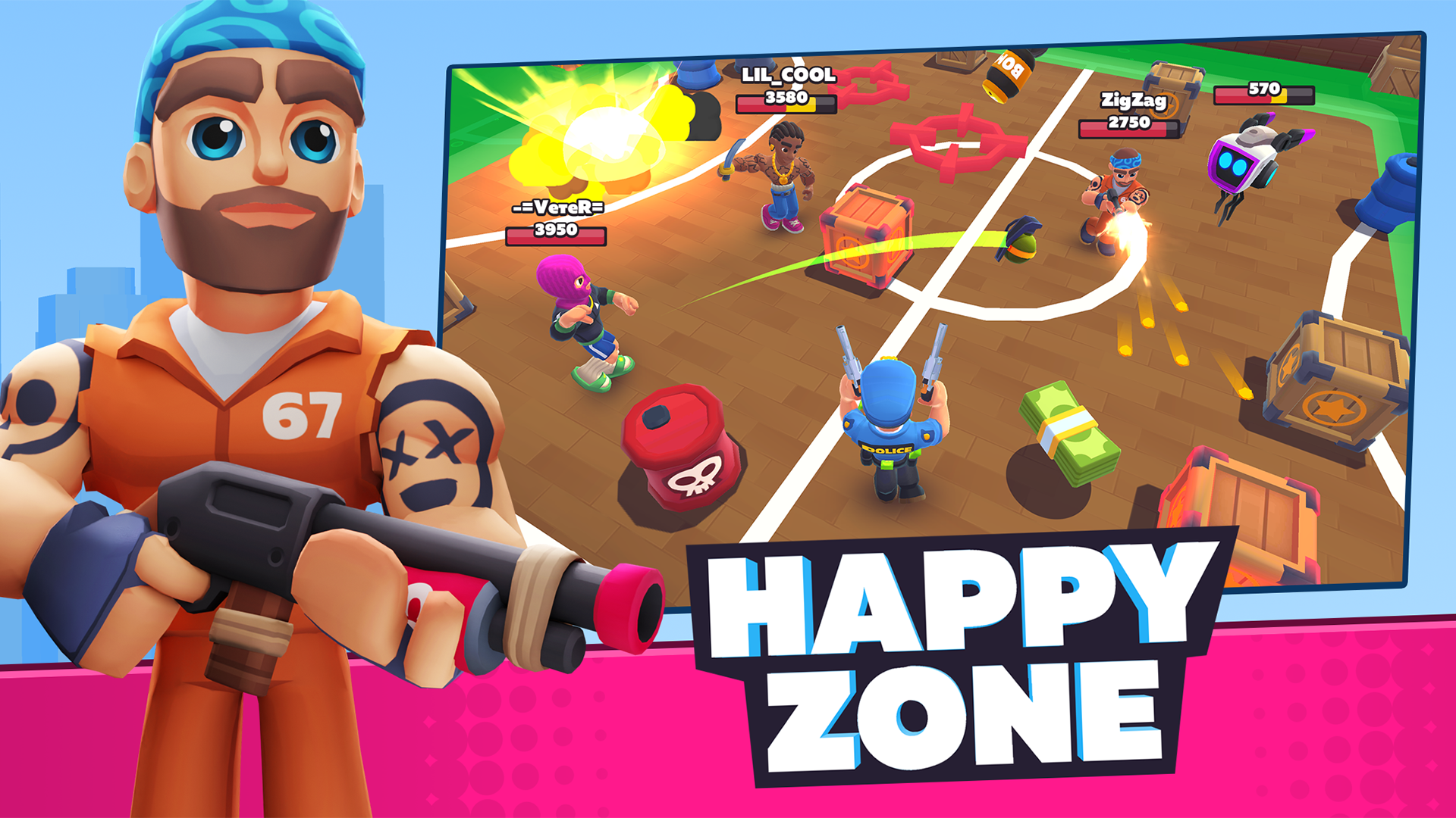 Banner of HAPPY ZONE - Battle Royale။ 0.70