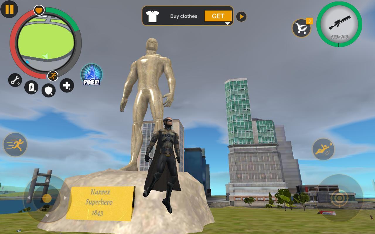 Naxeex Superhero Game Screenshot