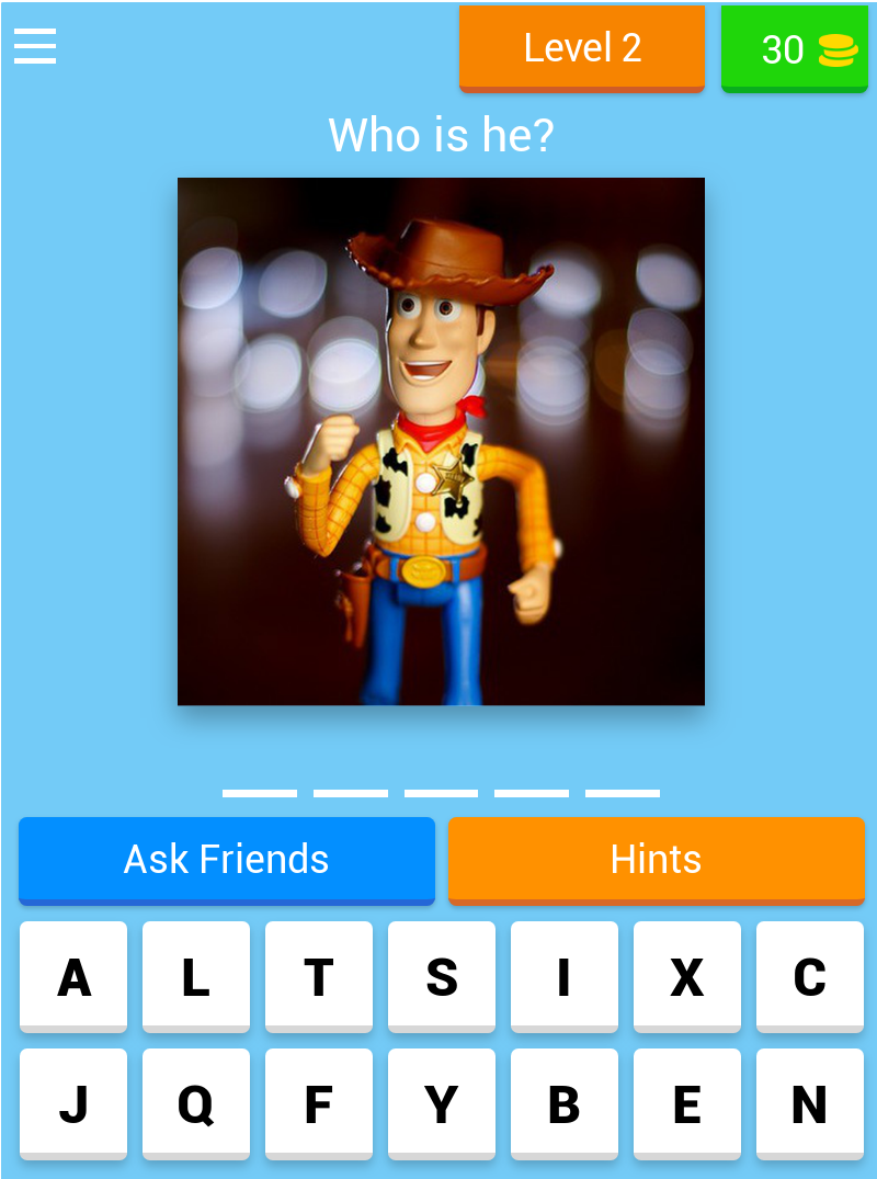 Screenshot of Toy Story Game