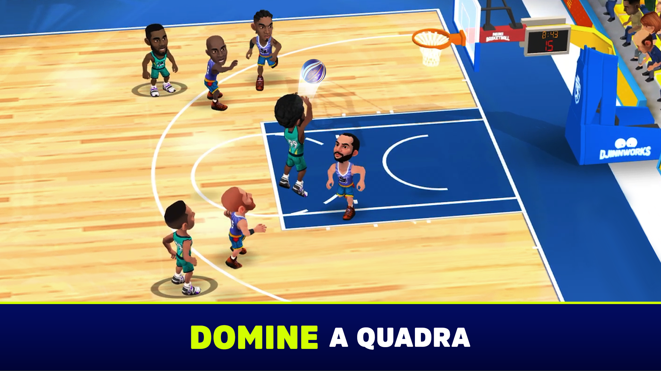 Captura de Tela do Jogo Mini Basketball