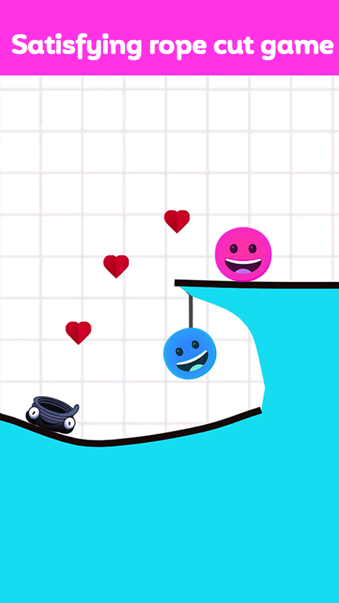 Rope Cut Balls Game Screenshot