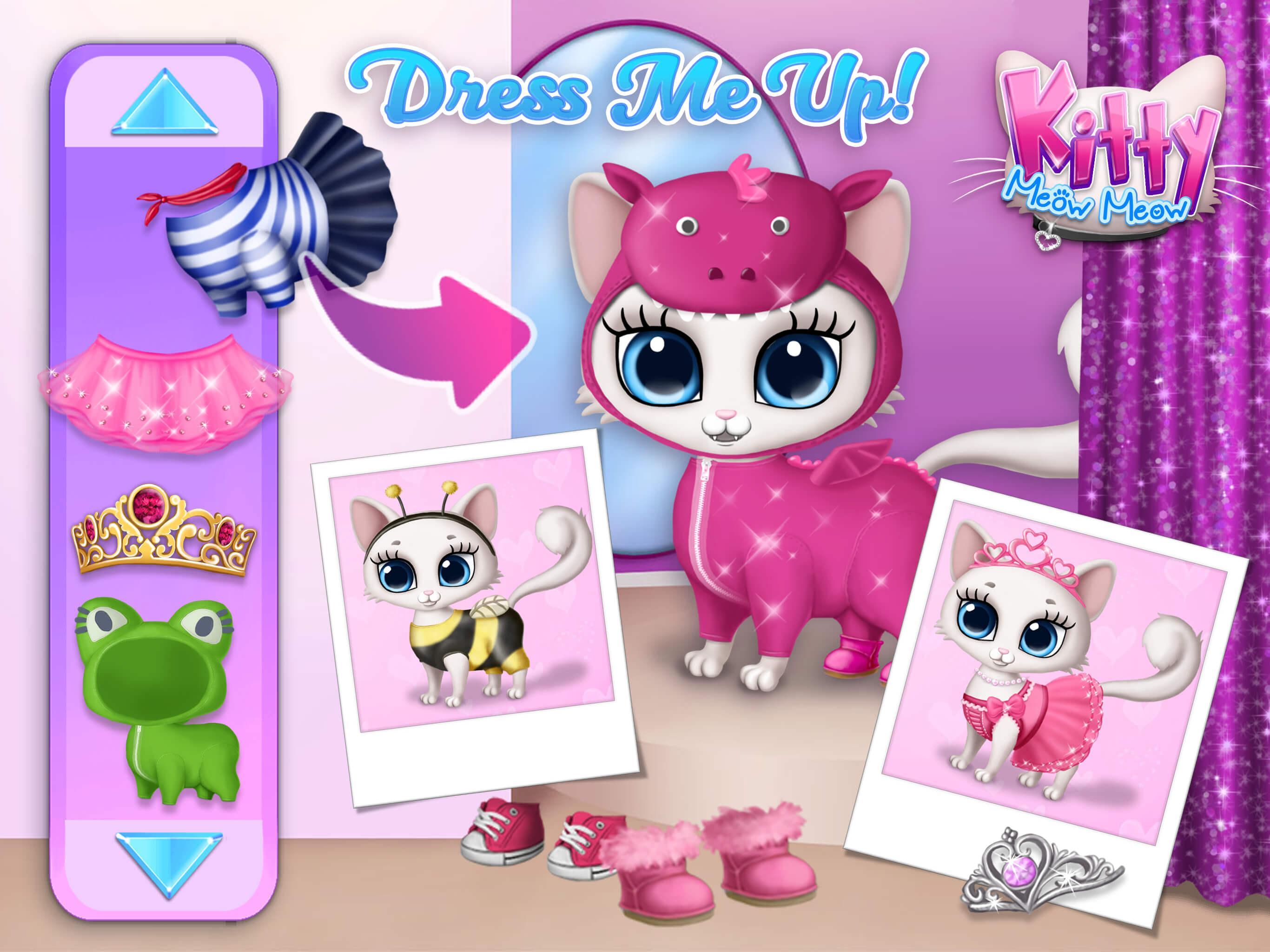 Kitty Meow Meow - My Cute Cat Day Care & Fun ゲームのスクリーンショット