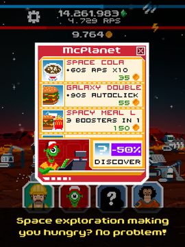 Tap Galaxy – Deep Space Mine Game Screenshot