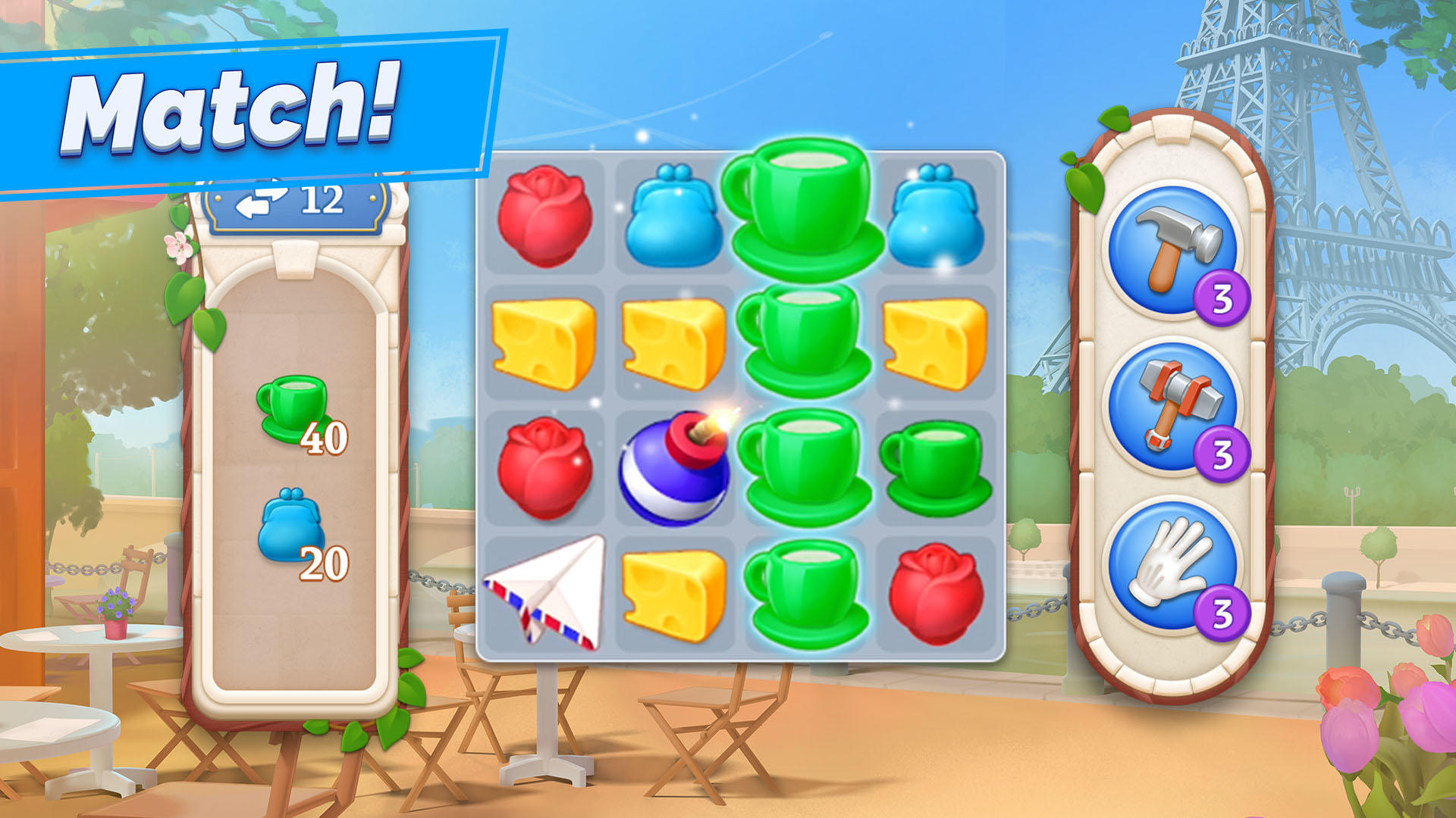 Match In Paris: Love ภาพหน้าจอเกม